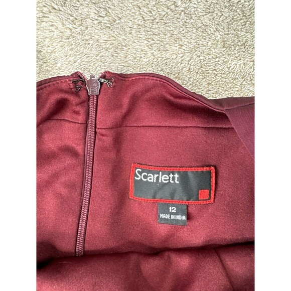 Scarlett Nite Woman Purple with Bling Evening Dress Womans Size 12 - Picture 14 of 16